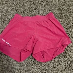lululemon athletica Hot Pink Athletic Run Shorts